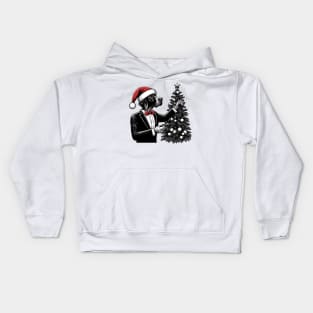 German Shorthaired Pointer Dog Christmas Kids Hoodie